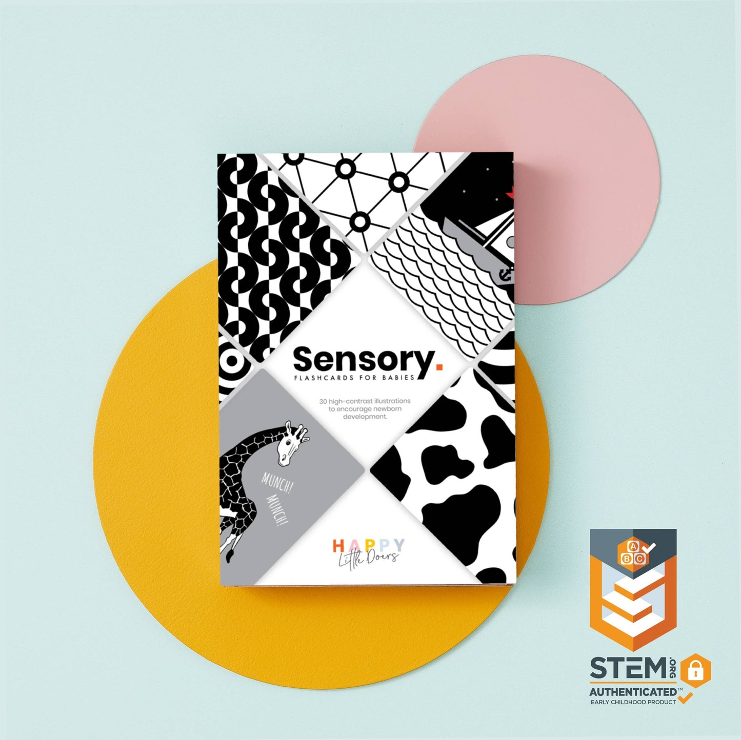 Newborn Sensory Flashcards for Babies