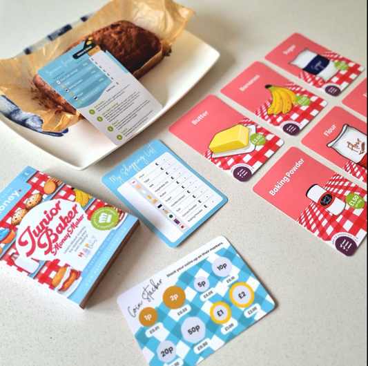 Junior Baker Money Maker Activity Flashcards for Kids