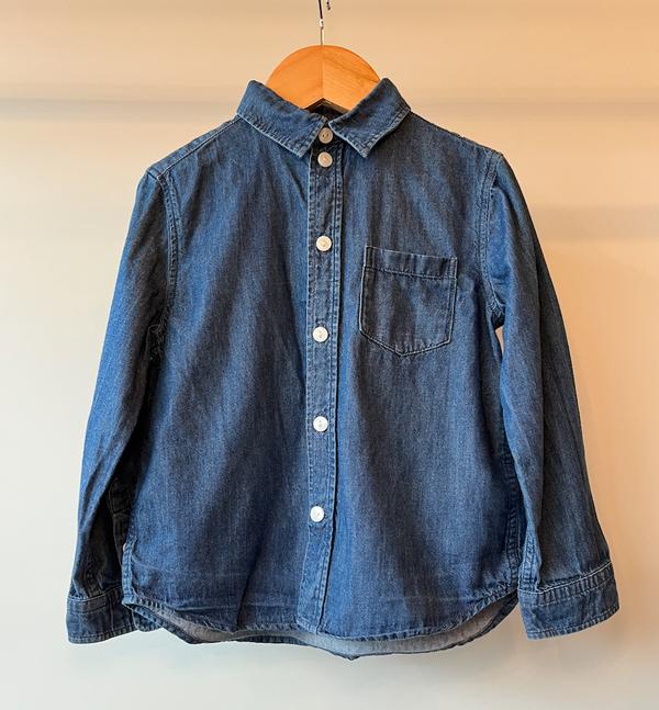 Arket, Blue Denim Shirt, 4 Years