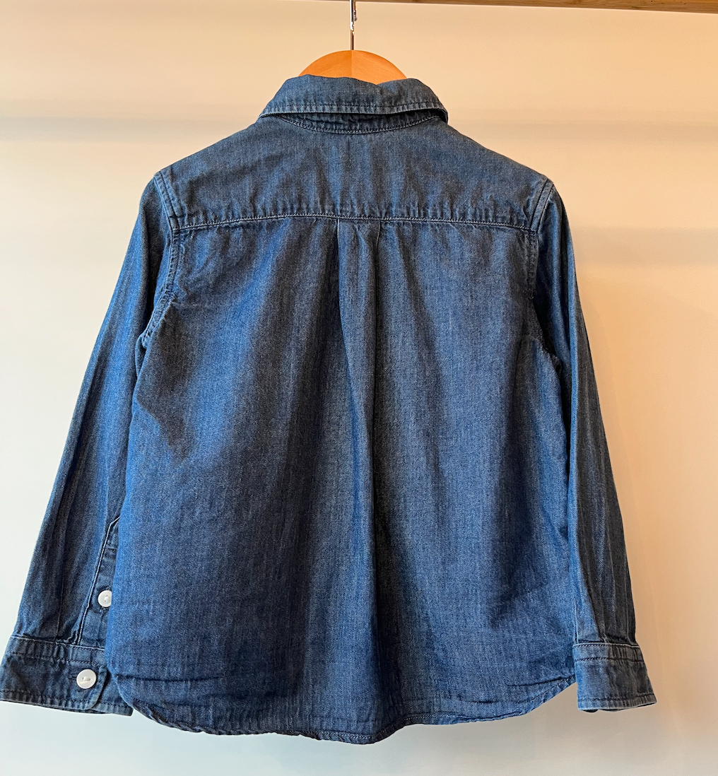 Arket, Blue Denim Shirt, 4 Years