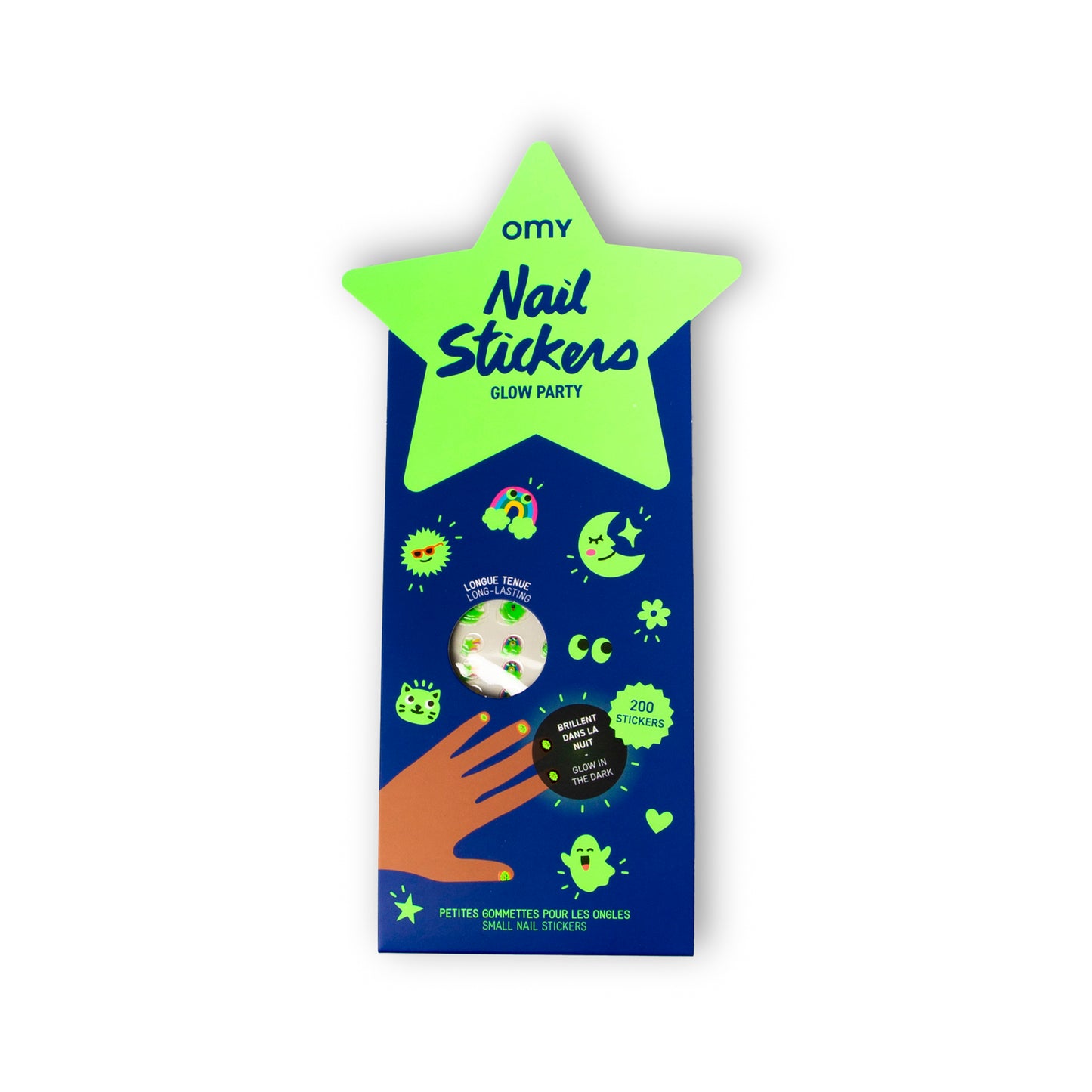 Nail Stickers: Glow Party