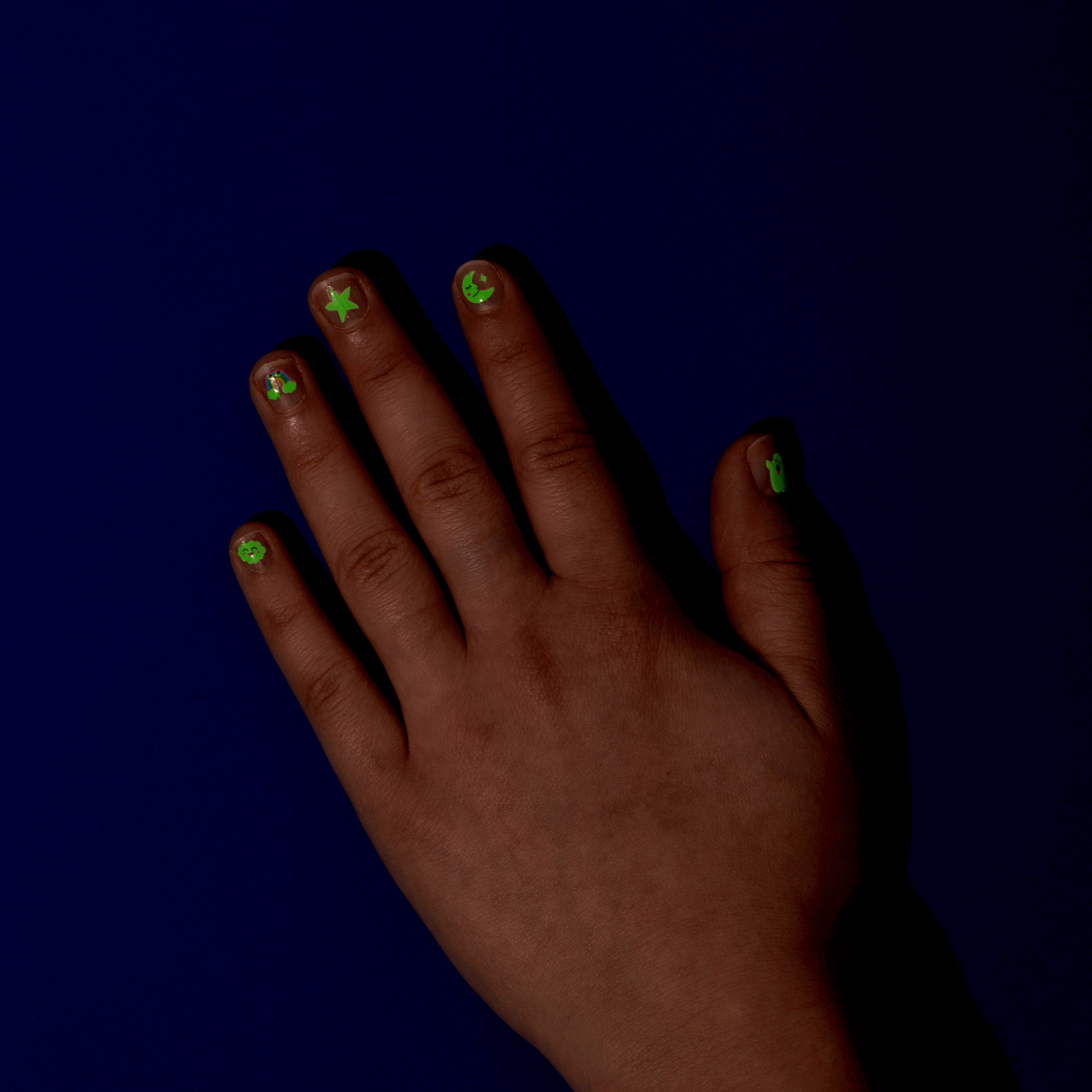 Nail Stickers: Glow Party