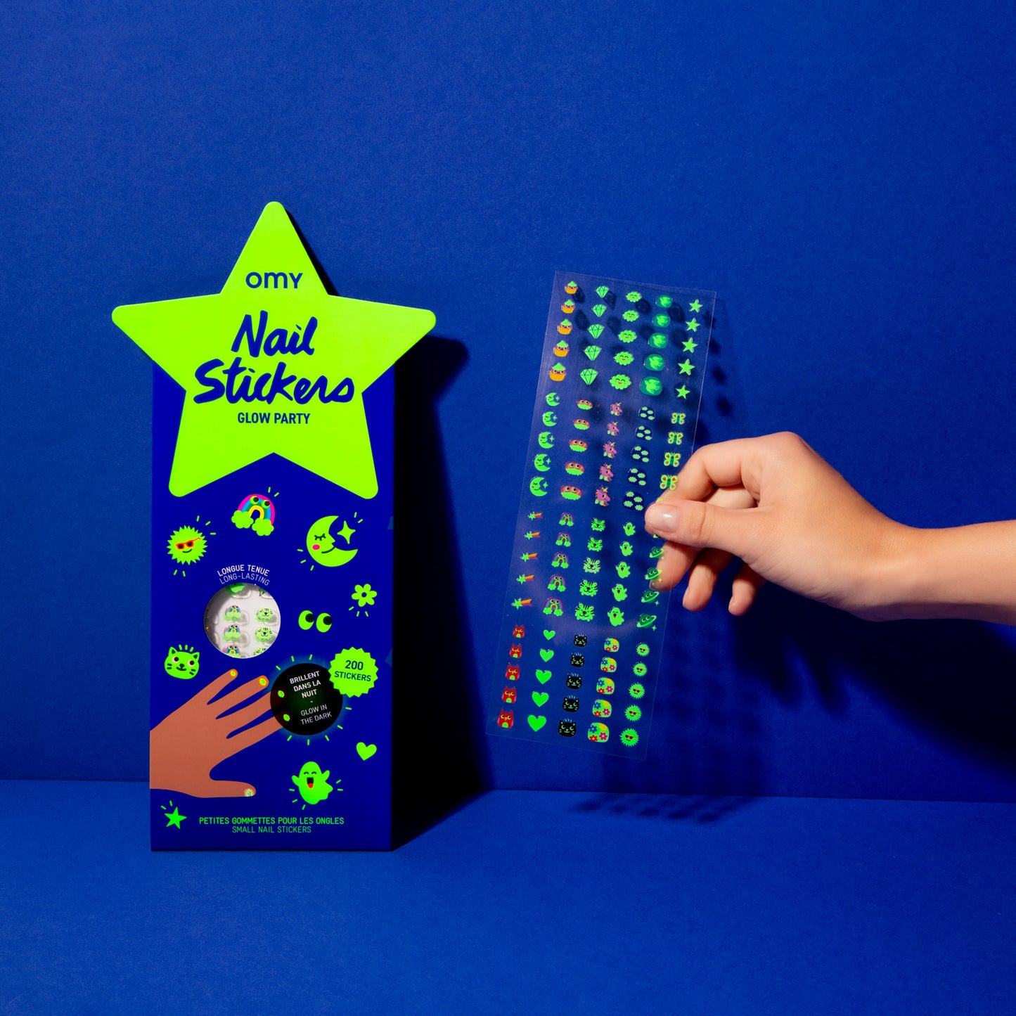 Nail Stickers: Glow Party