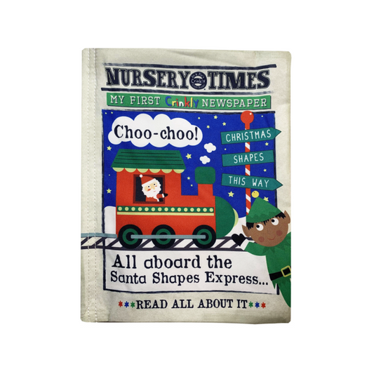 Santa's Shapes Express Train, Crinkly Cloth Book