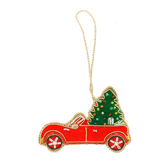 Convertible Mini Car Sparkle Decoration