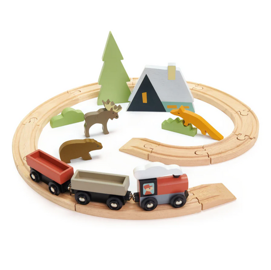 Treetops Train Set, Tender Leaf Toys