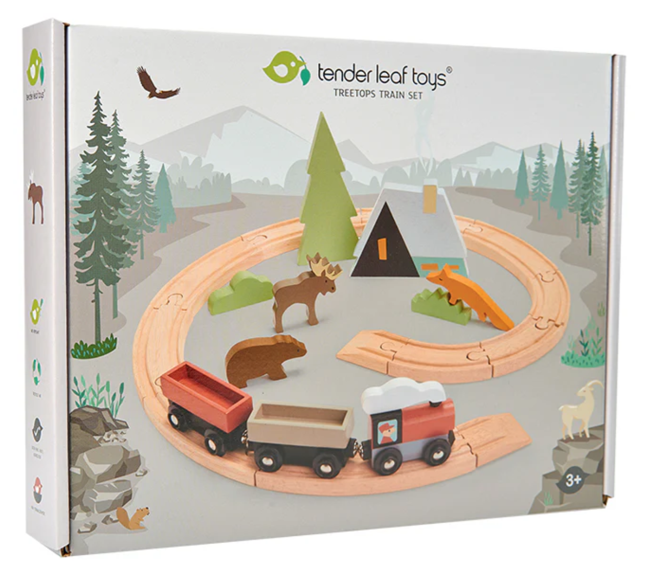 Treetops Train Set, Tender Leaf Toys