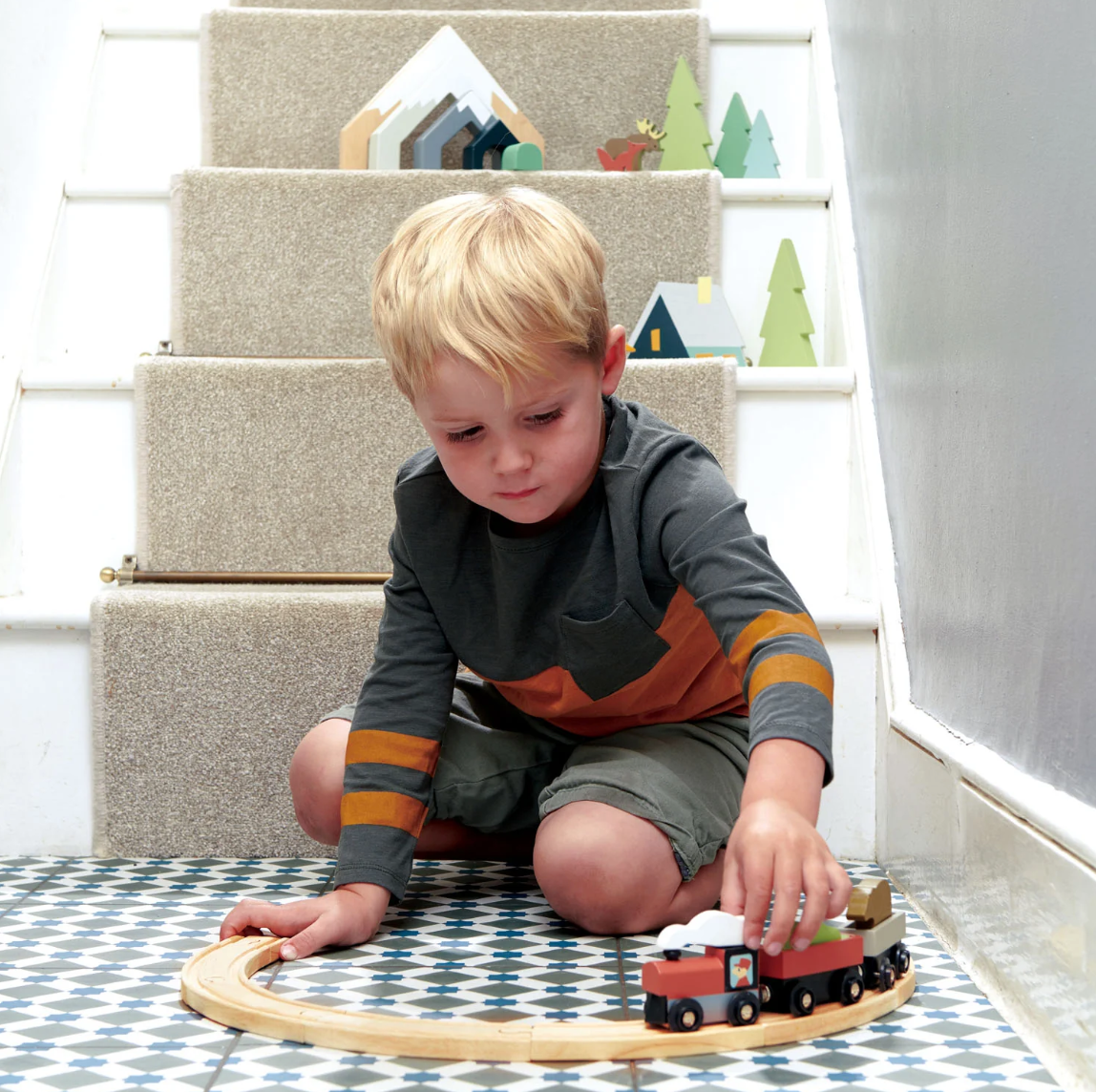 Treetops Train Set, Tender Leaf Toys