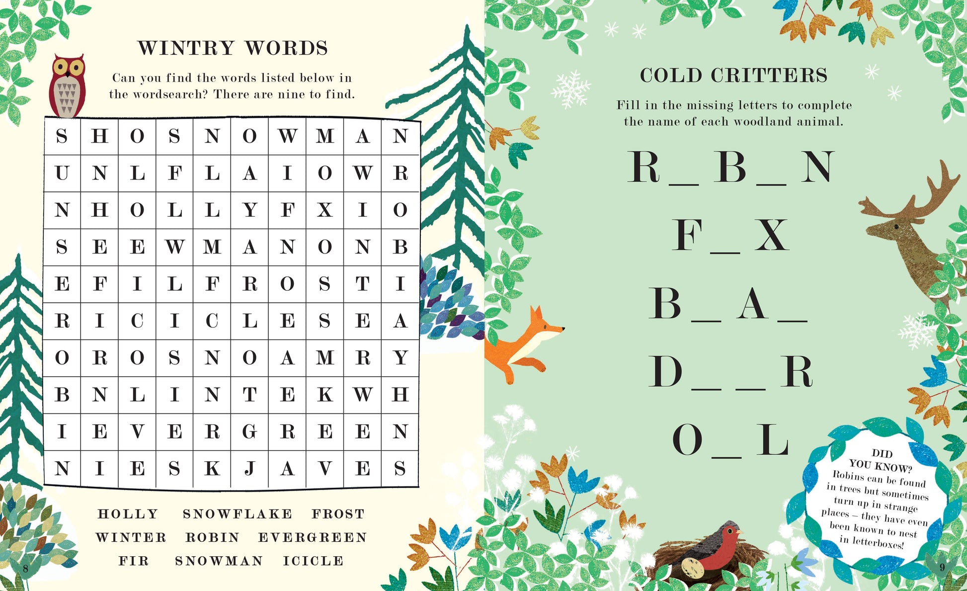 Tree: Seasons Come Seasons Go Activity Book