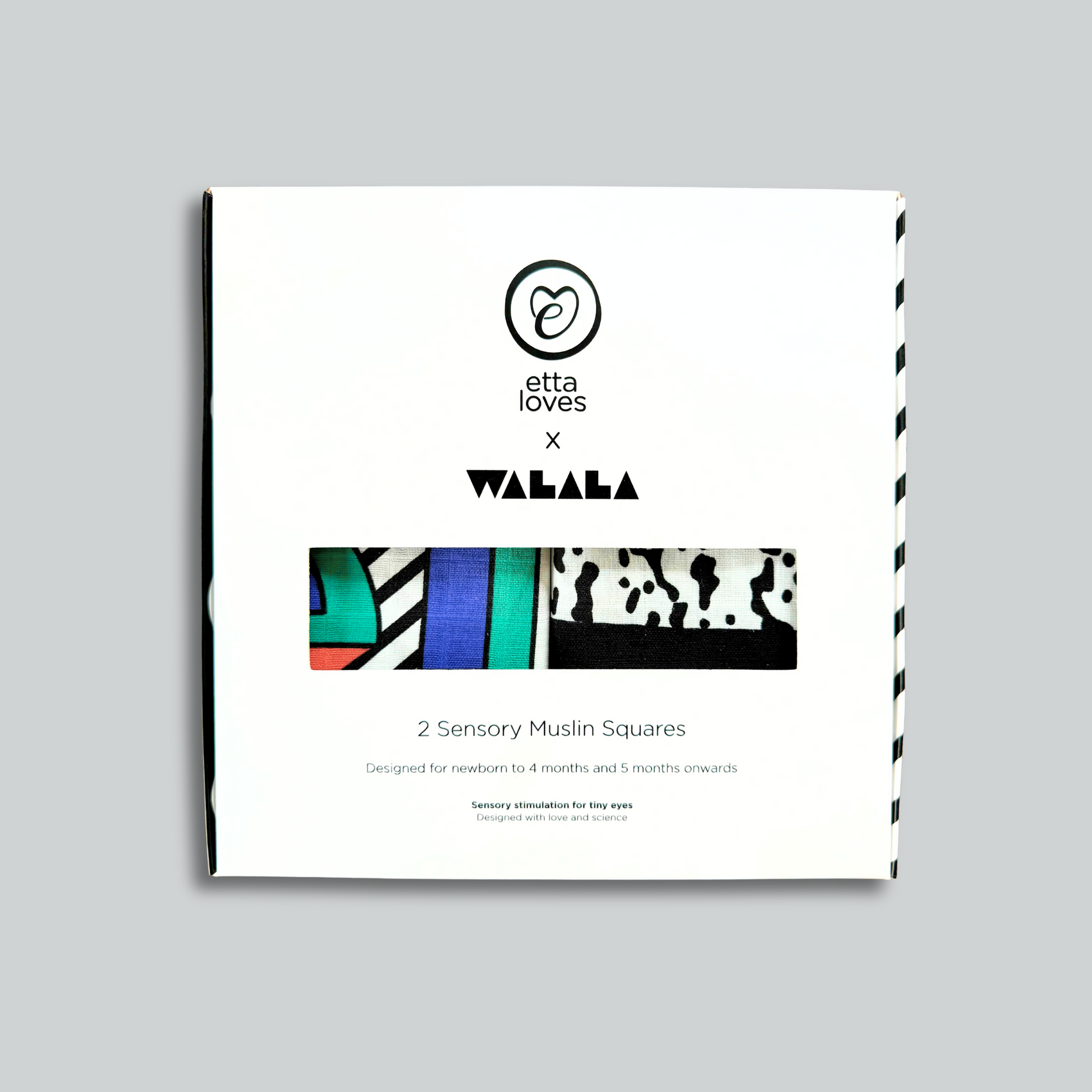 Etta Loves X Walala Studio Two Pack Muslin Squares