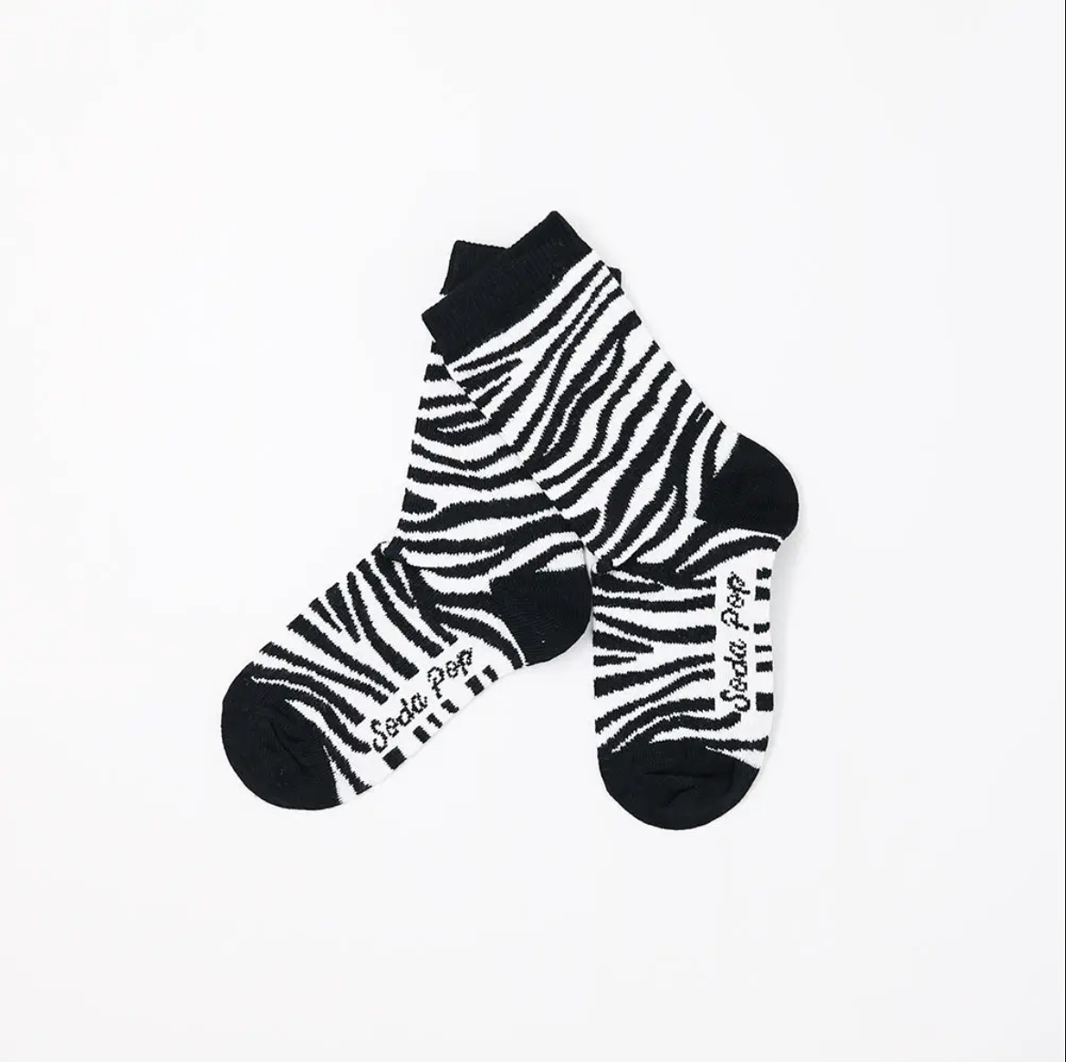 Zebra Monochrome Socks