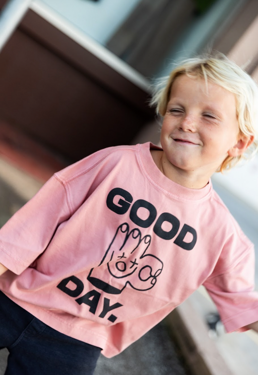 Dinky Circus, Good Day T-Shirt, Pink