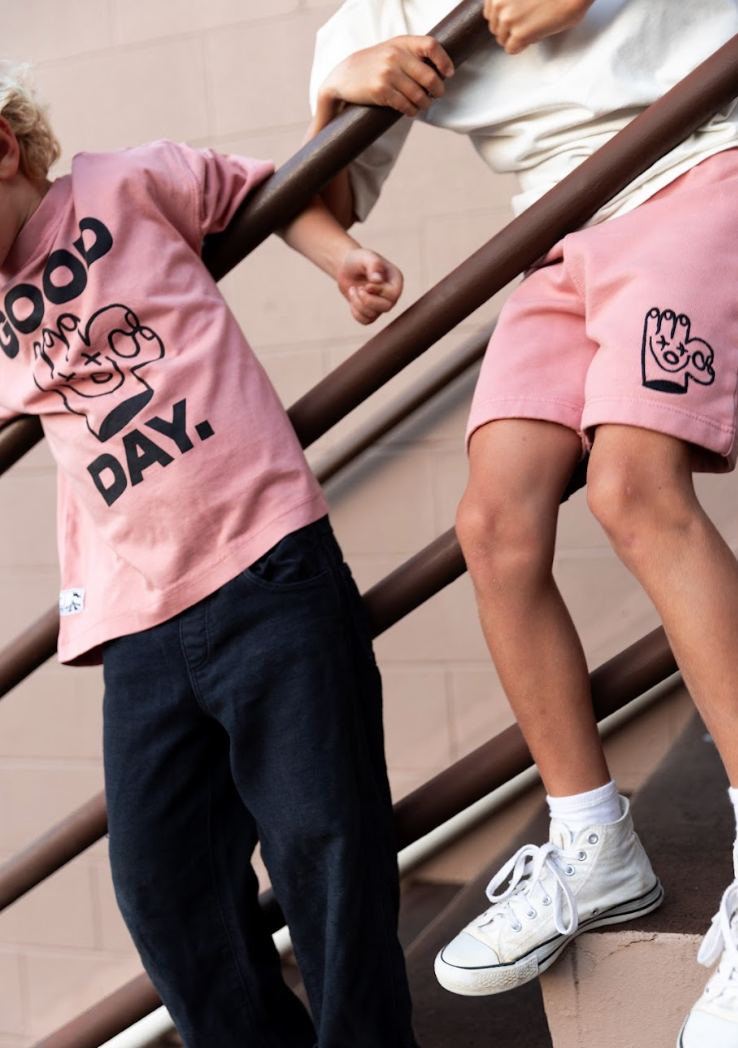 Dinky Circus, Good Day T-Shirt, Pink