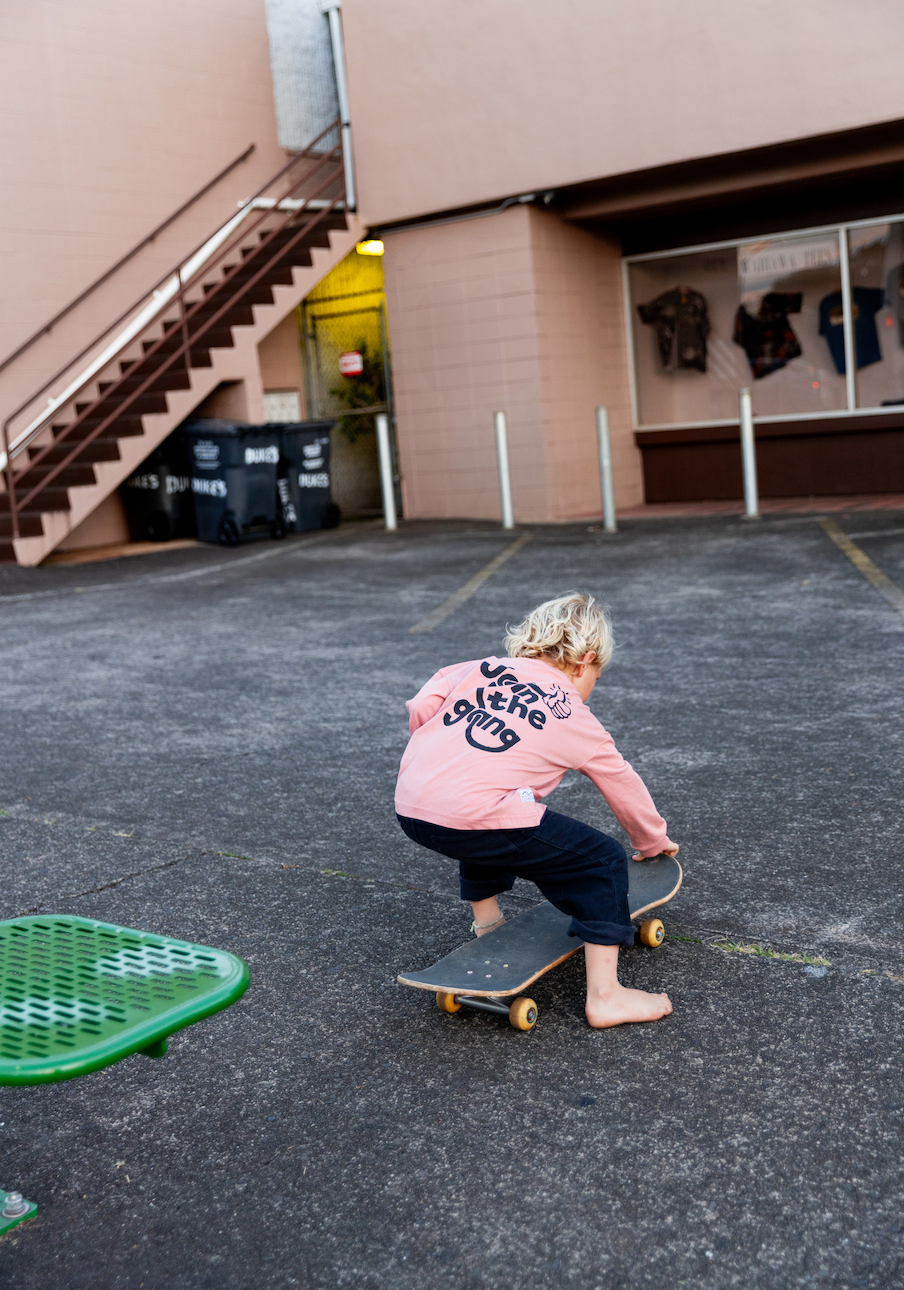 Dinky Circus, Join The Gang Long-sleeve T-shirt, Pink