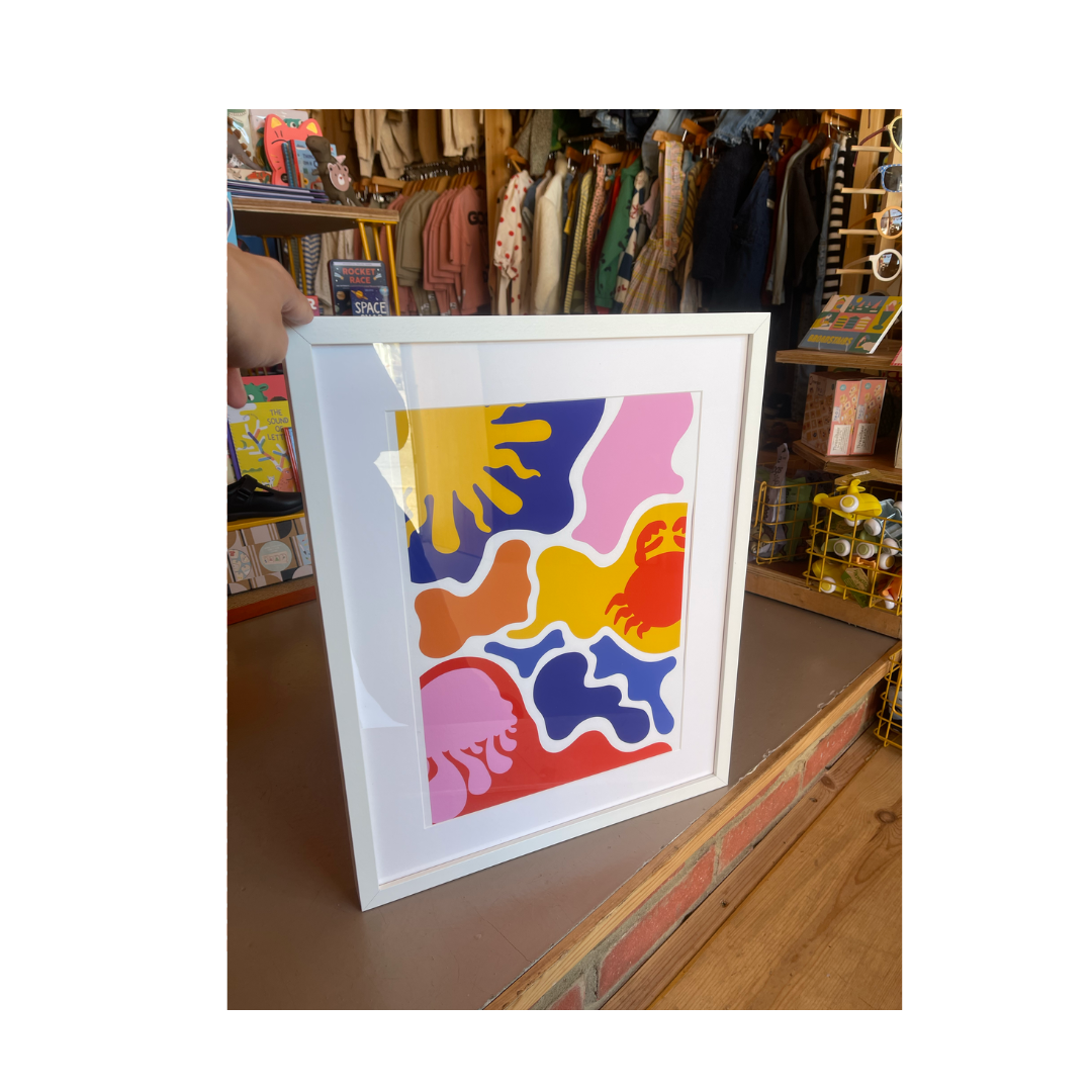 Kinder Collective Mural A3 Art Print By Sarah Matthews