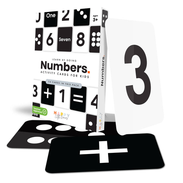 Numbers Activity Flashcards for Kids