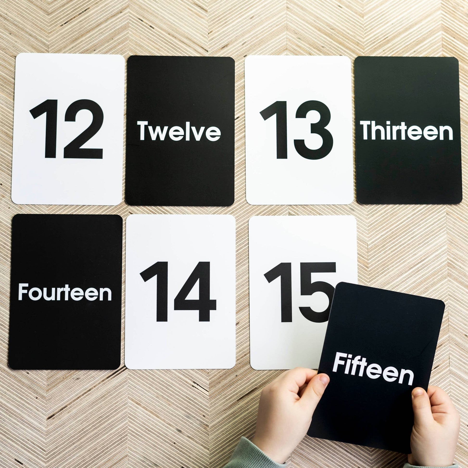 Numbers Extension Activity Flashcards for Kids
