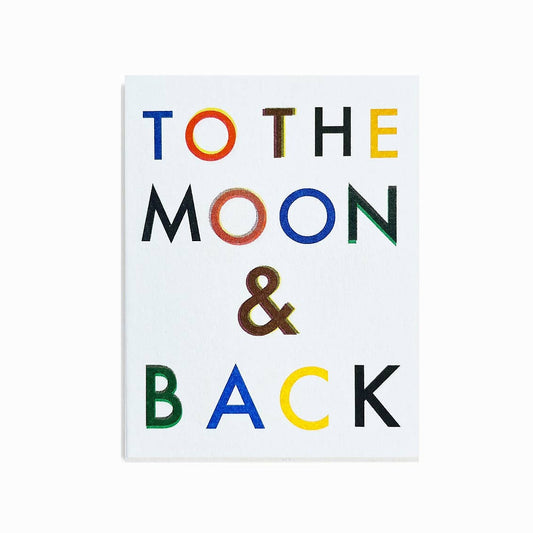 'To The Moon & Back' Mini Card