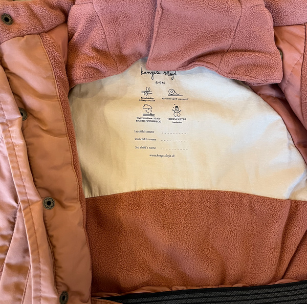 Konges Slojd, Pink Hooded Jacket, 6 Months