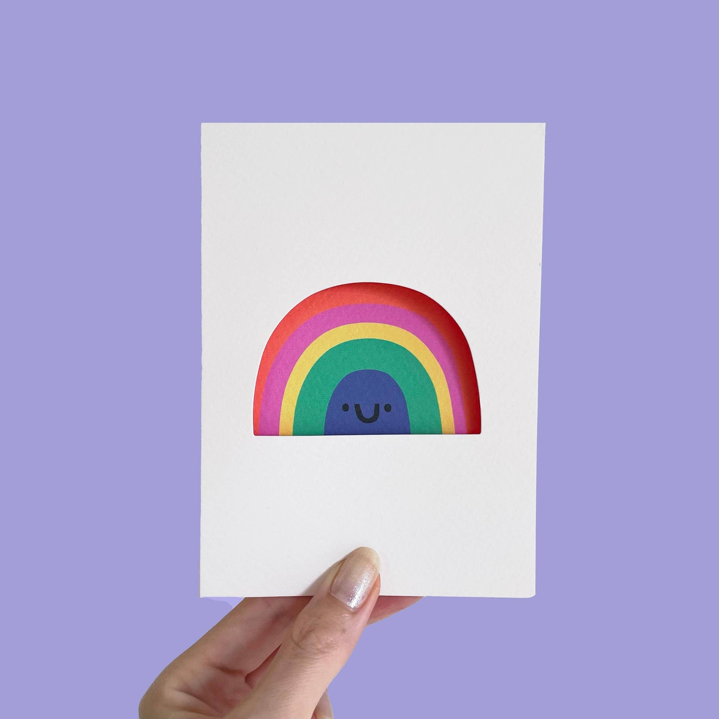 Rainbow Cute Greeting Card
