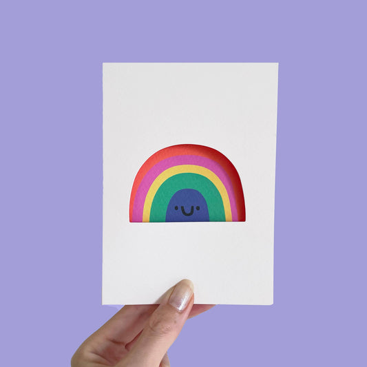 Rainbow Cute Greeting Card