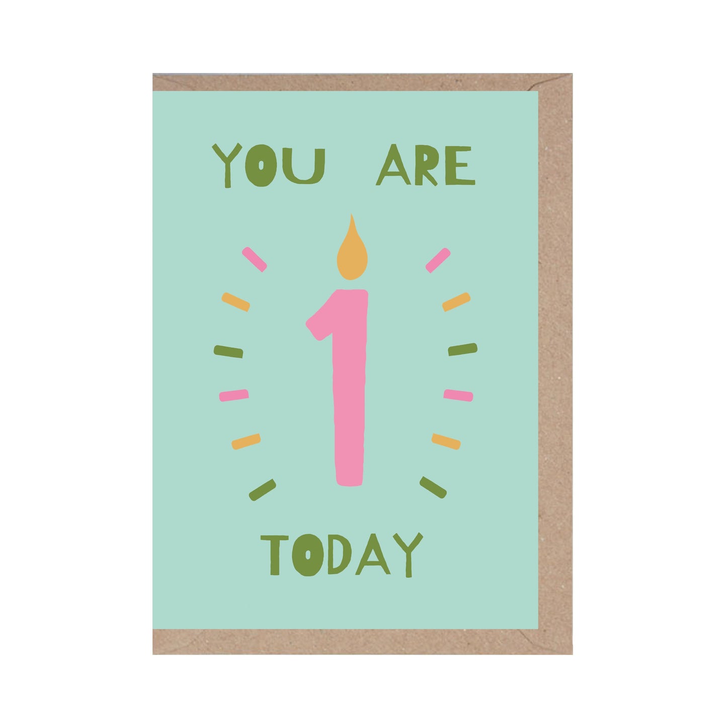 You Are One First Birthday Card