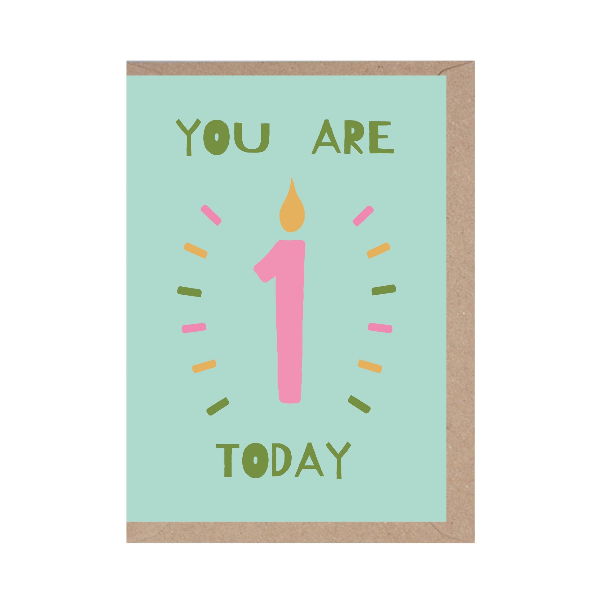 You Are One First Birthday Card