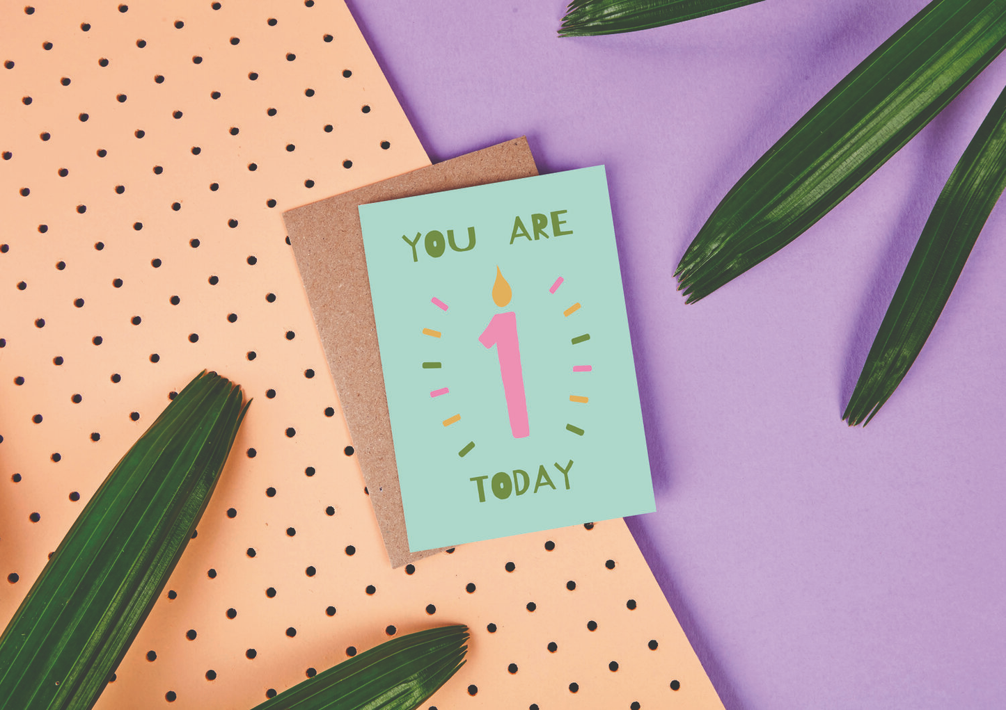 You Are One First Birthday Card