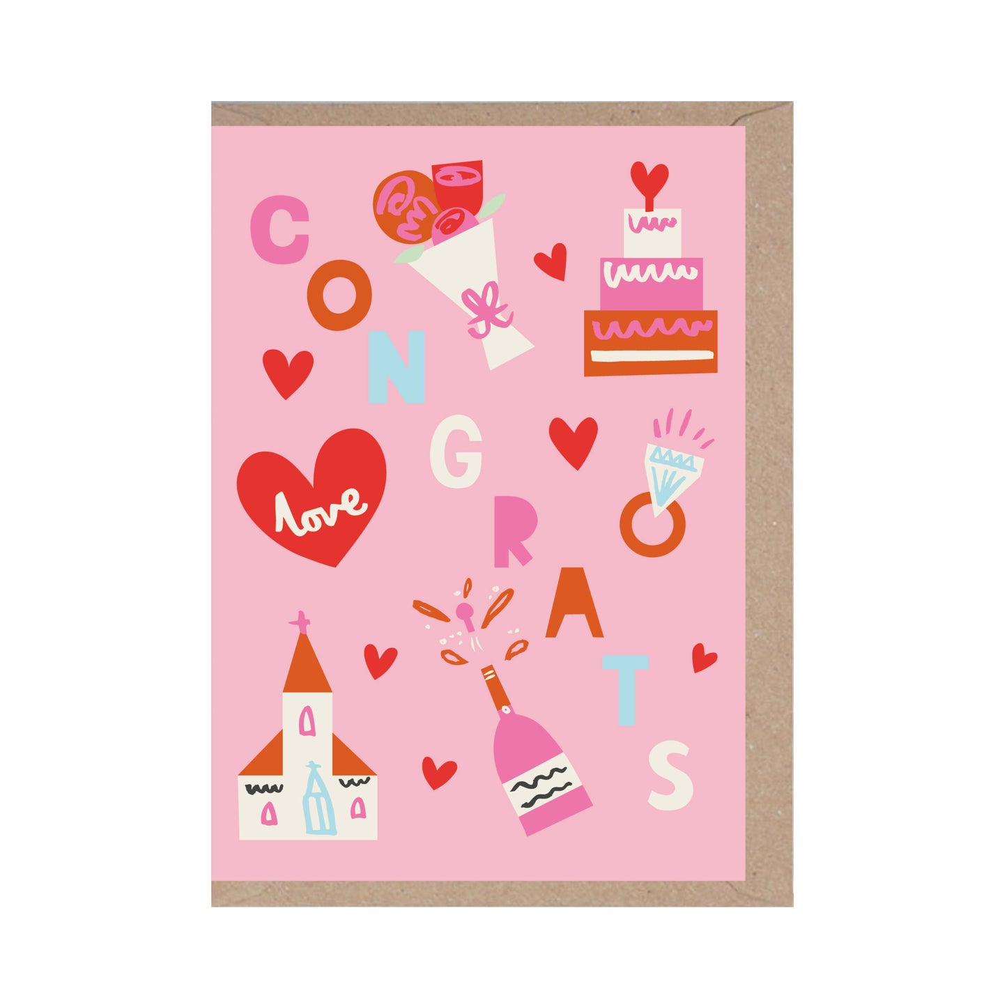 Congrats! Wedding Card