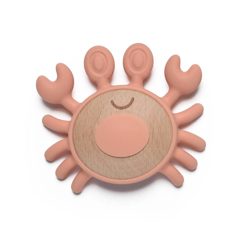 Orange Crab Teether