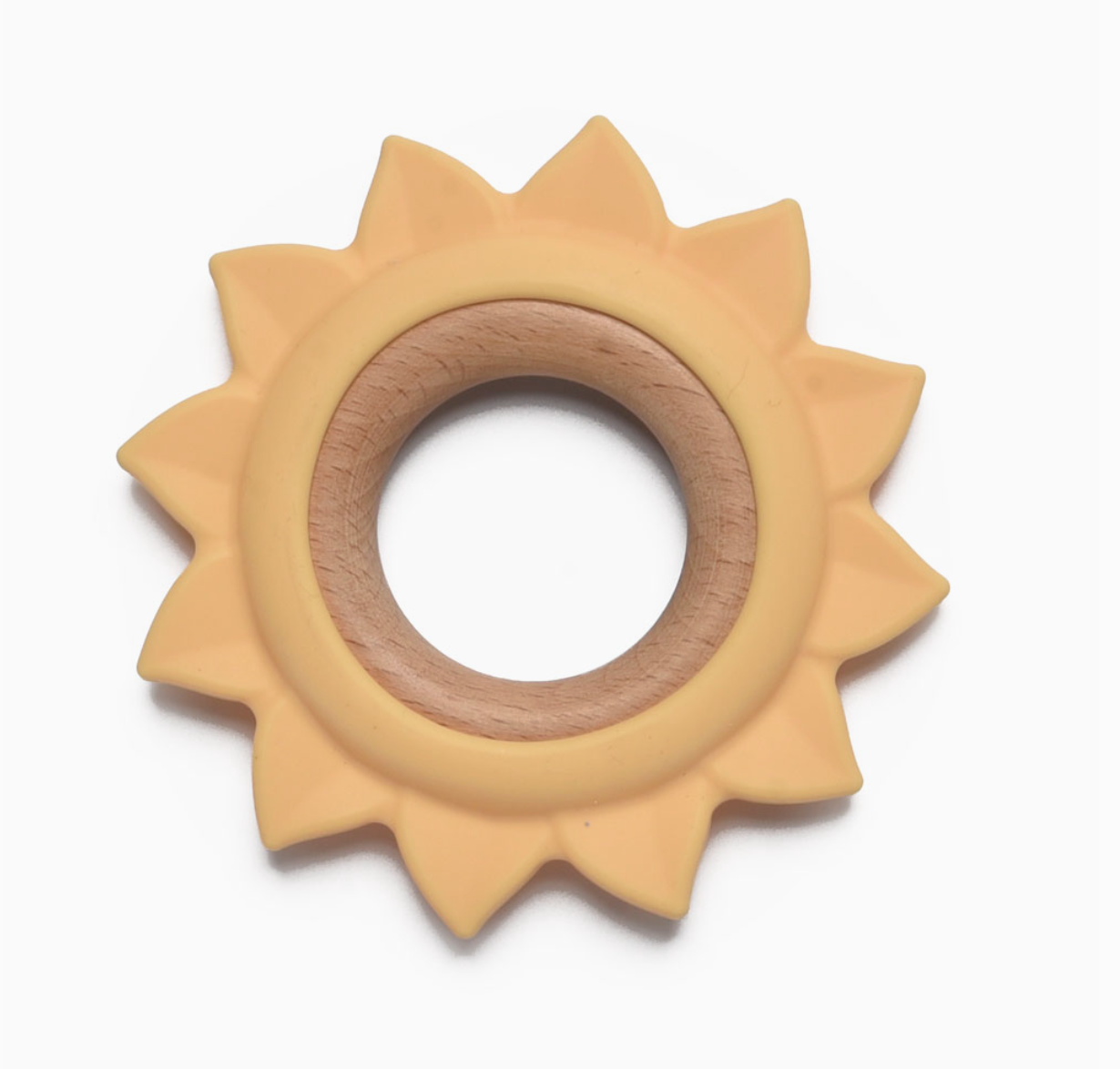 Yellow Sun Teething Ring