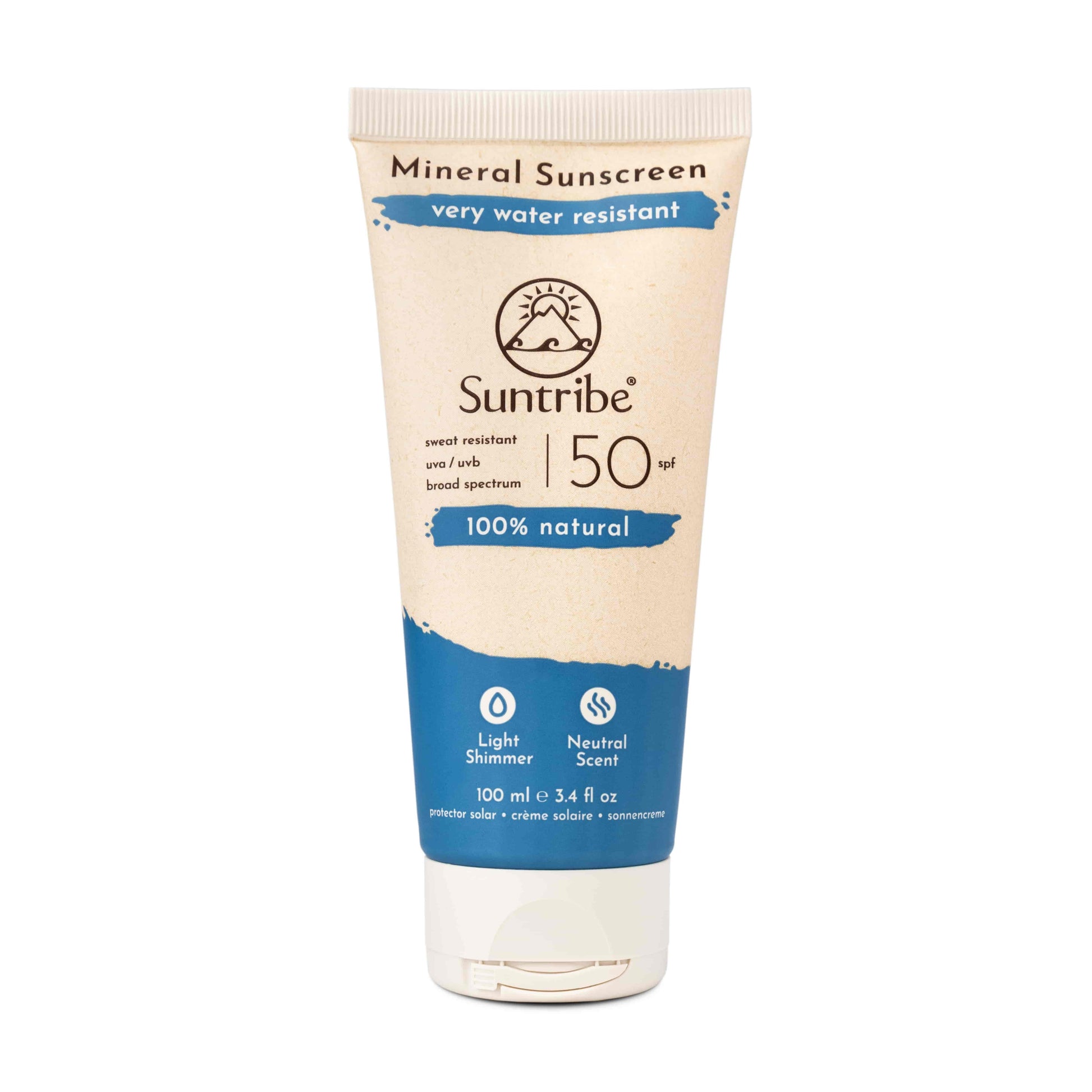 Suntribe Active Natural Mineral Sunscreen SPF 50