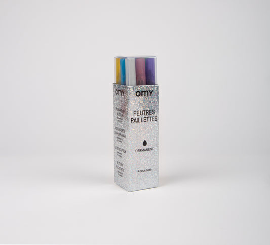 Glitter Markers Felt-Tip Pens