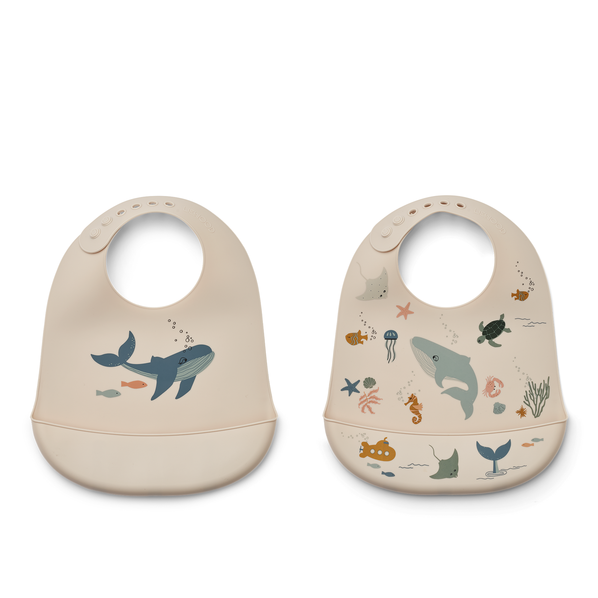 Liewood, Tilda Seaside SIlicone Bib 2-Pack