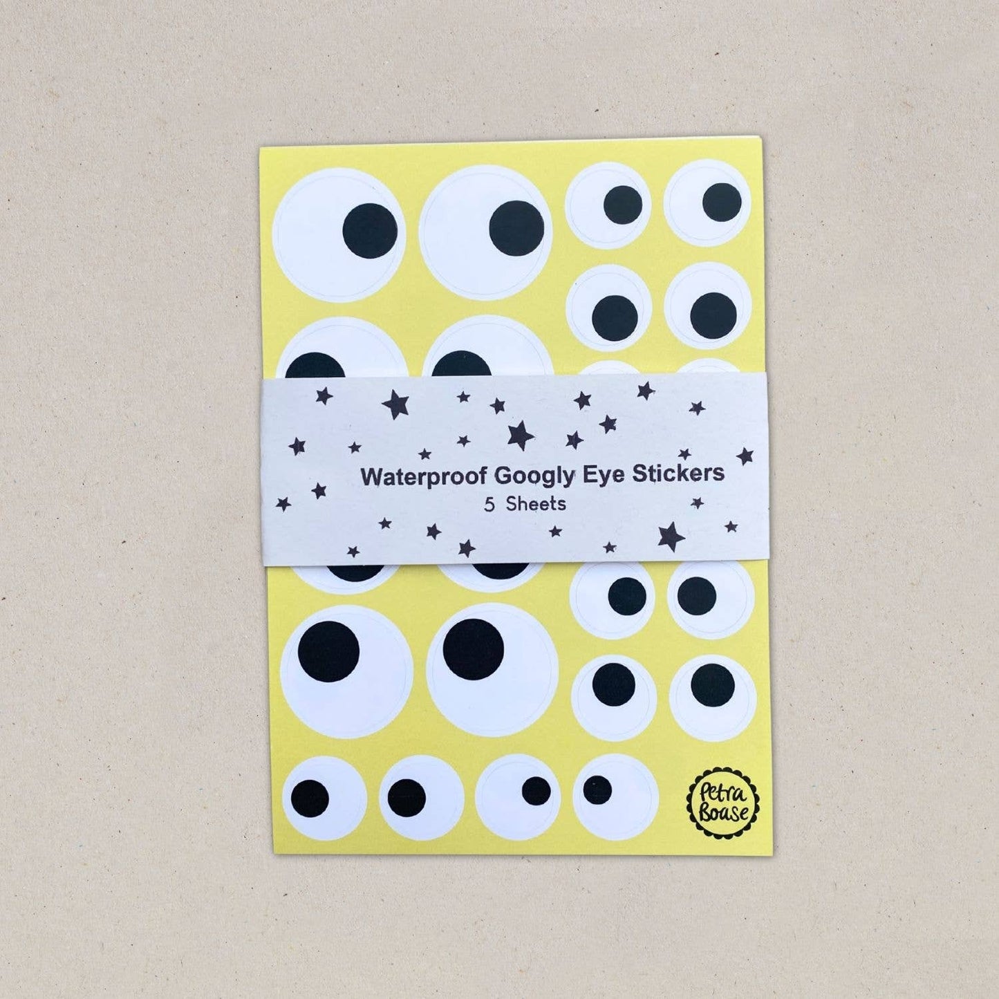 Petra Boase Waterproof Googly Eye Sticker Sheets
