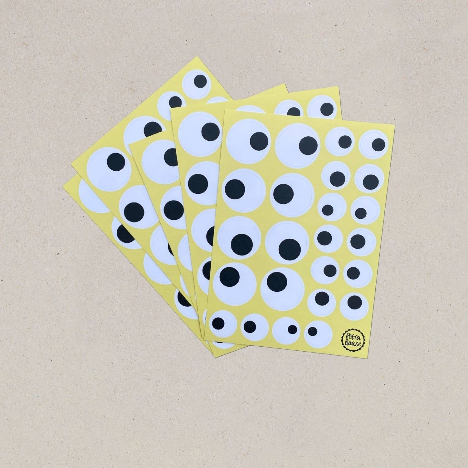 Petra Boase Waterproof Googly Eye Sticker Sheets