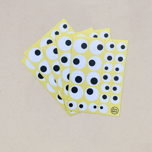 Petra Boase Waterproof Googly Eye Sticker Sheets